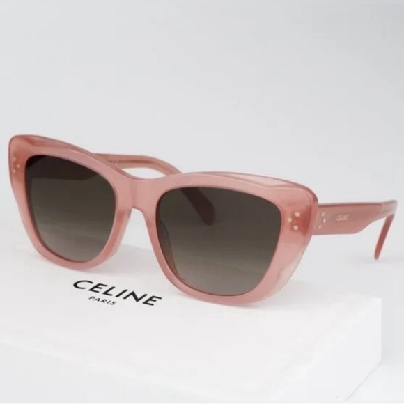 CELINE CL401991 74K Pink / Gradient Cat
Eye Sunglasses - Picture 1 of 7